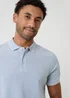 Threadbare Soft Green Two Tone Cotton Pique Polo Shirt - 2XL Image 4
