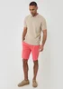 Threadbare Taupe Moss Stitch Knitted Polo - L Image 3