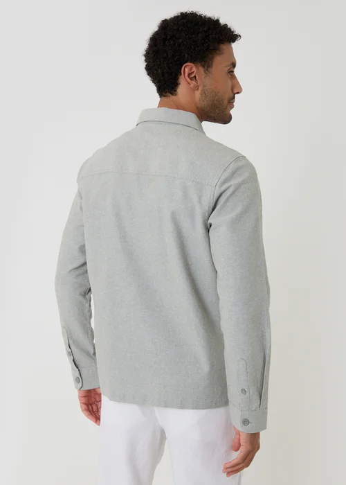 Threadbare Soft Green Linen Blend Lightweight Shacket - XL Image 2
