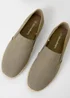 Threadbare Beige Faux Suede Slip On Espadrilles - 9 Image 3