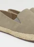 Threadbare Beige Faux Suede Slip On Espadrilles - 9 Image 4