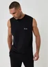 Threadbare Black Relaxed Fit Sleeveless Lounge Set - XL Image 3