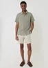 Threadbare Soft Green Textured Cotton Short Sleeve Shirt - L Image 3