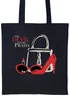 Spiral Galaxy Devil Wears Prada Icons Black Graphic Adult Tote Bag - One Size Image 2