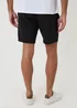 Threadbare Black Shorter Length Linen Blend Shorts - M Image 2