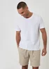 Threadbare Stone Shorter Length Linen Blend Shorts - M Image 3