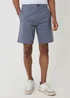 Threadbare Blue Cotton Regular Fit Stretch Chino Shorts - 36/L32 Image 1