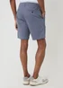 Threadbare Blue Cotton Regular Fit Stretch Chino Shorts - 36/L32 Image 2