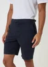 Threadbare Navy Regular Fit Stretch Chino Shorts - 36/L32 Image 4