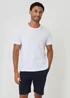 Threadbare Navy Regular Fit Stretch Chino Shorts - 36/L32 Image 3