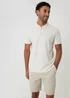 Threadbare Stone Regular Fit Stretch Chino Shorts - 30/L32 Image 3