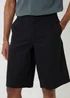 Threadbare Black Baggy Fit Cotton Chino Shorts - 38/L32 Image 4