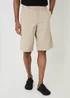 Threadbare Stone Baggy Fit Cotton Chino Shorts - 32/L32 Image 1