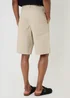 Threadbare Stone Baggy Fit Cotton Chino Shorts - 32/L32 Image 2