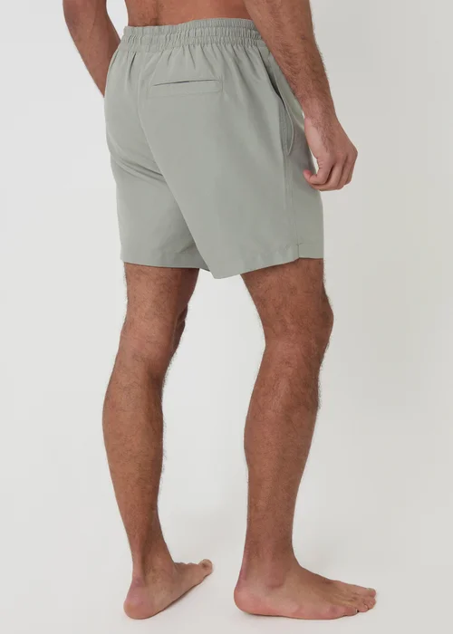 Threadbare Soft Green 2-Pack Geo Arch Print Quick Dry Swim Shorts - XL Image 3