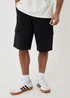 Threadbare Black Baggy Fit Cotton Cargo Shorts - 30/L32 Image 1