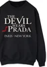 Spiral Galaxy Disney Devil Wears Prada Logo Paris Black Graphic Sweatshirt - 5XL Image 2