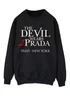 Spiral Galaxy Disney Devil Wears Prada Logo Paris Black Graphic Sweatshirt - 5XL Image 1