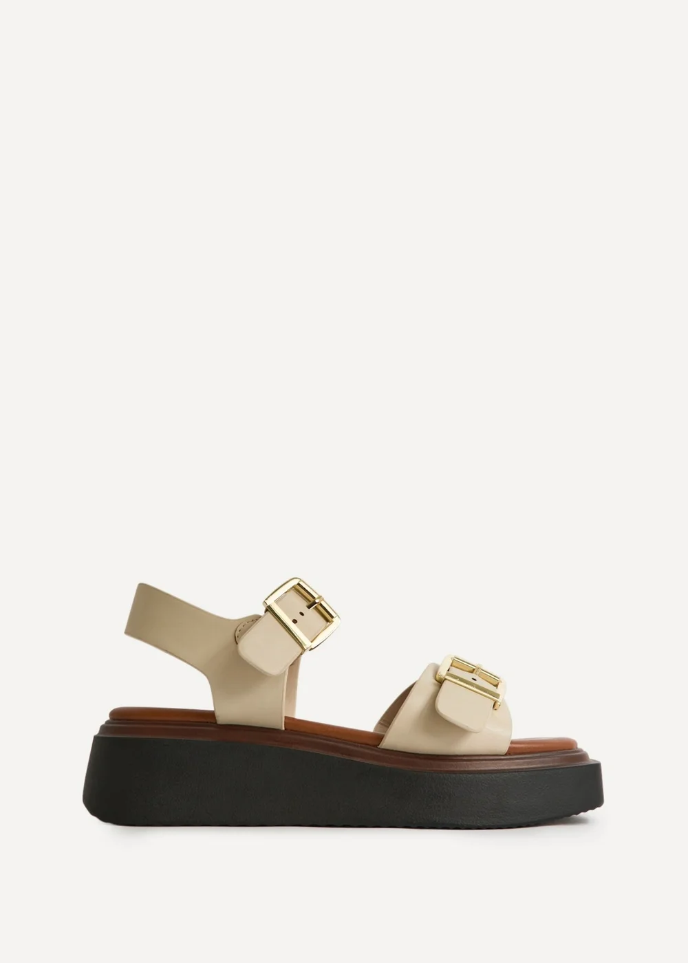 Linzi Preserve Nude Flatform Sandals - 7 Image 2