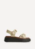 Linzi Preserve Nude Flatform Sandals - 7 Image 2