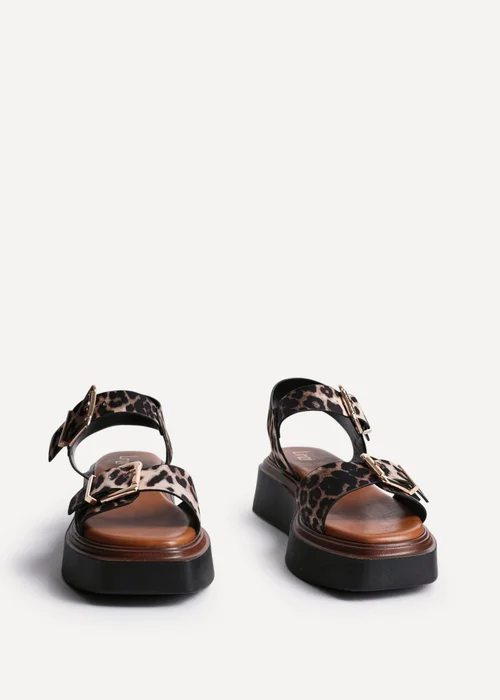 Linzi Preserve Leopard Flatform Sandals - 6 Image 3