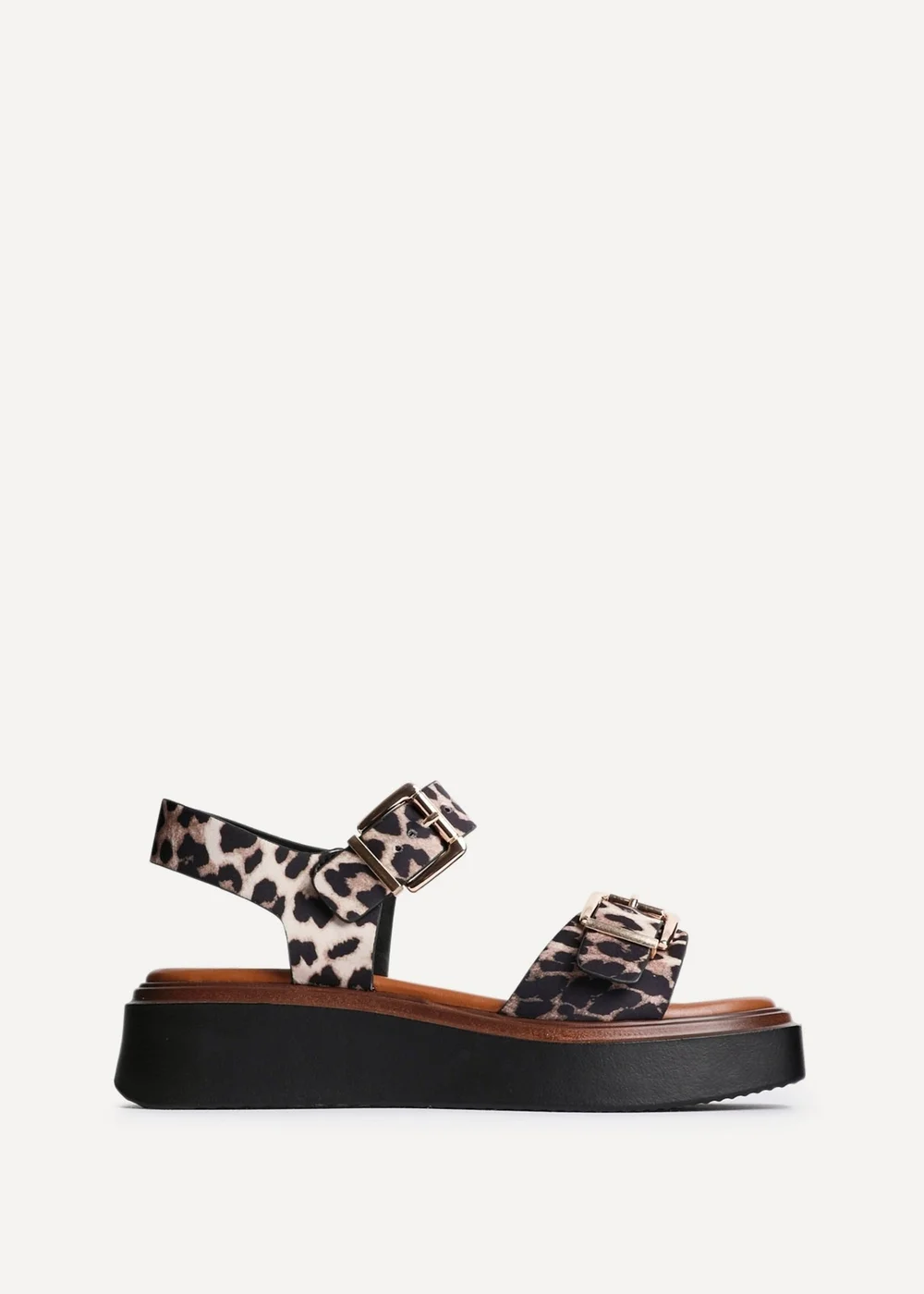 Linzi Preserve Leopard Flatform Sandals - 6 Image 2