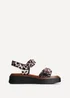 Linzi Preserve Leopard Flatform Sandals - 6 Image 2