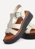 Linzi Subtract Nude Gladiator Flatform Sandals - 5 Image 5