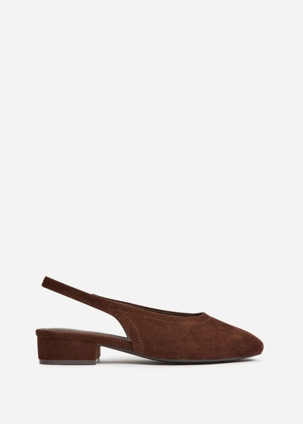Linzi Glide Brown Faux Suede Mary Jane Heels - 4 Image 1