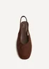 Linzi Glide Brown Faux Suede Mary Jane Heels - 4 Image 3