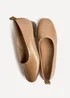 Linzi Capsule Camel Faux Leather Ballet Flats - 5 Image 5