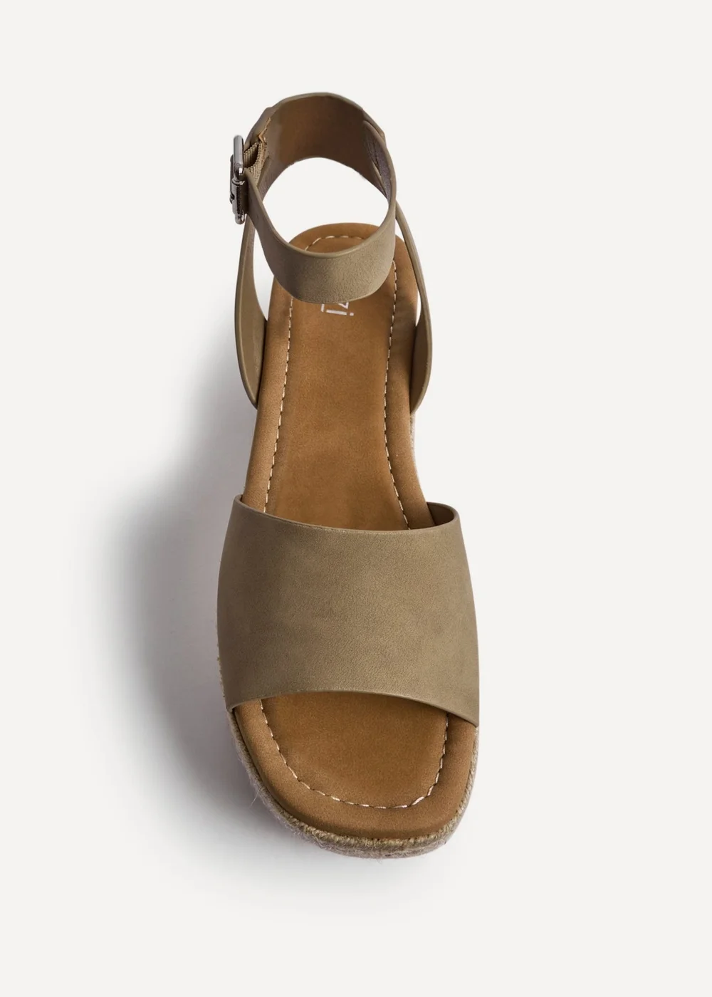Linzi Nirvana Taupe Nubuck Flatform Sandals - 7 Image 4