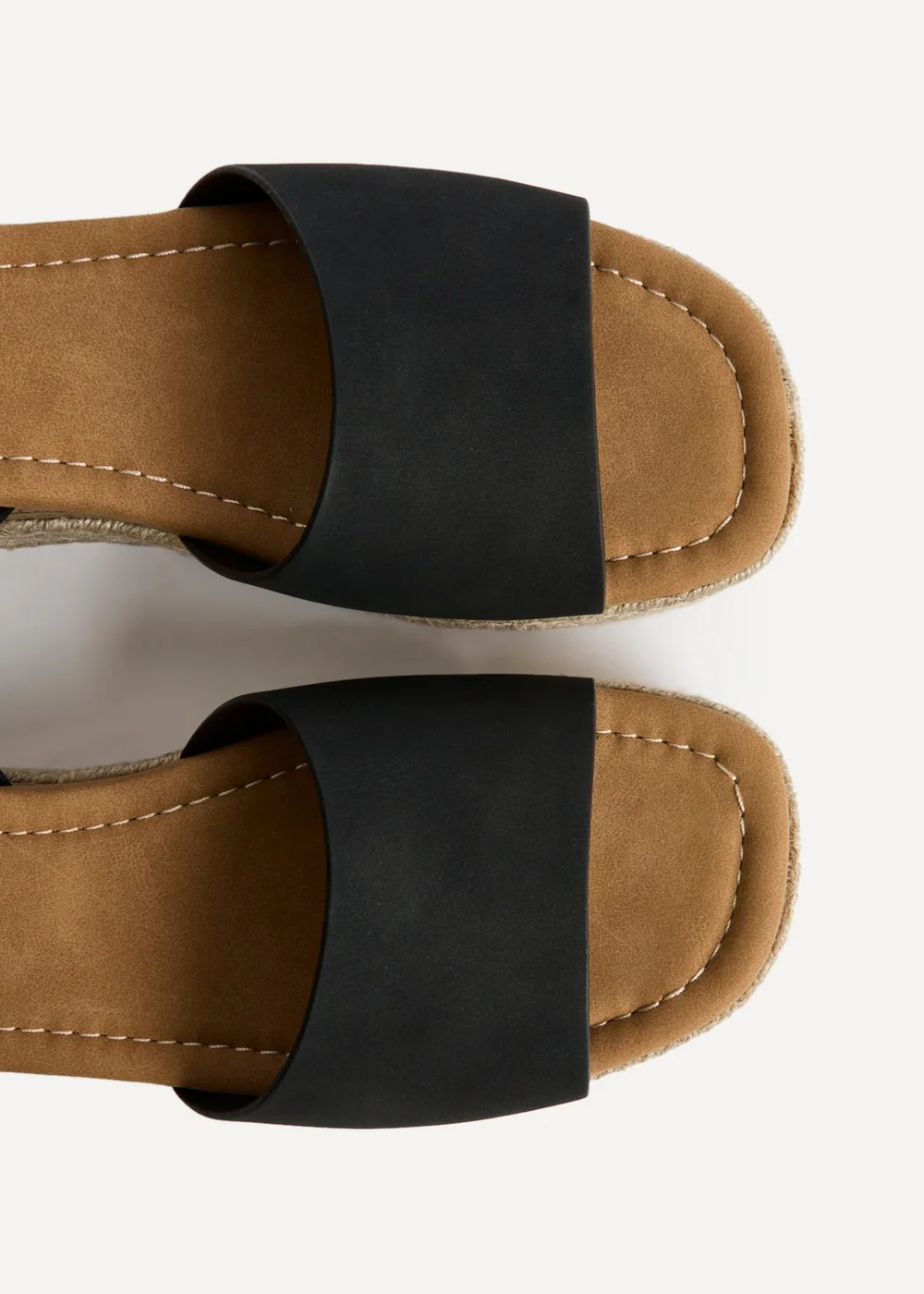 Linzi Nirvana Black Nubuck Flatform Sandals - 5 Image 5