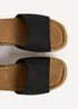 Linzi Nirvana Black Nubuck Flatform Sandals - 5 Image 5