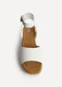 Linzi Nirvana White Nubuck Flatform Sandals - 6 Image 4