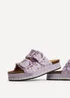 Linzi Bahama Lilac Diamante Flatform Sandals - 4 Image 5