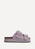Linzi Bahama Lilac Diamante Flatform Sandals - 4 Image 2