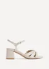 Linzi Broadway Nude Faux Leather Heeled Sandals - 4 Image 2