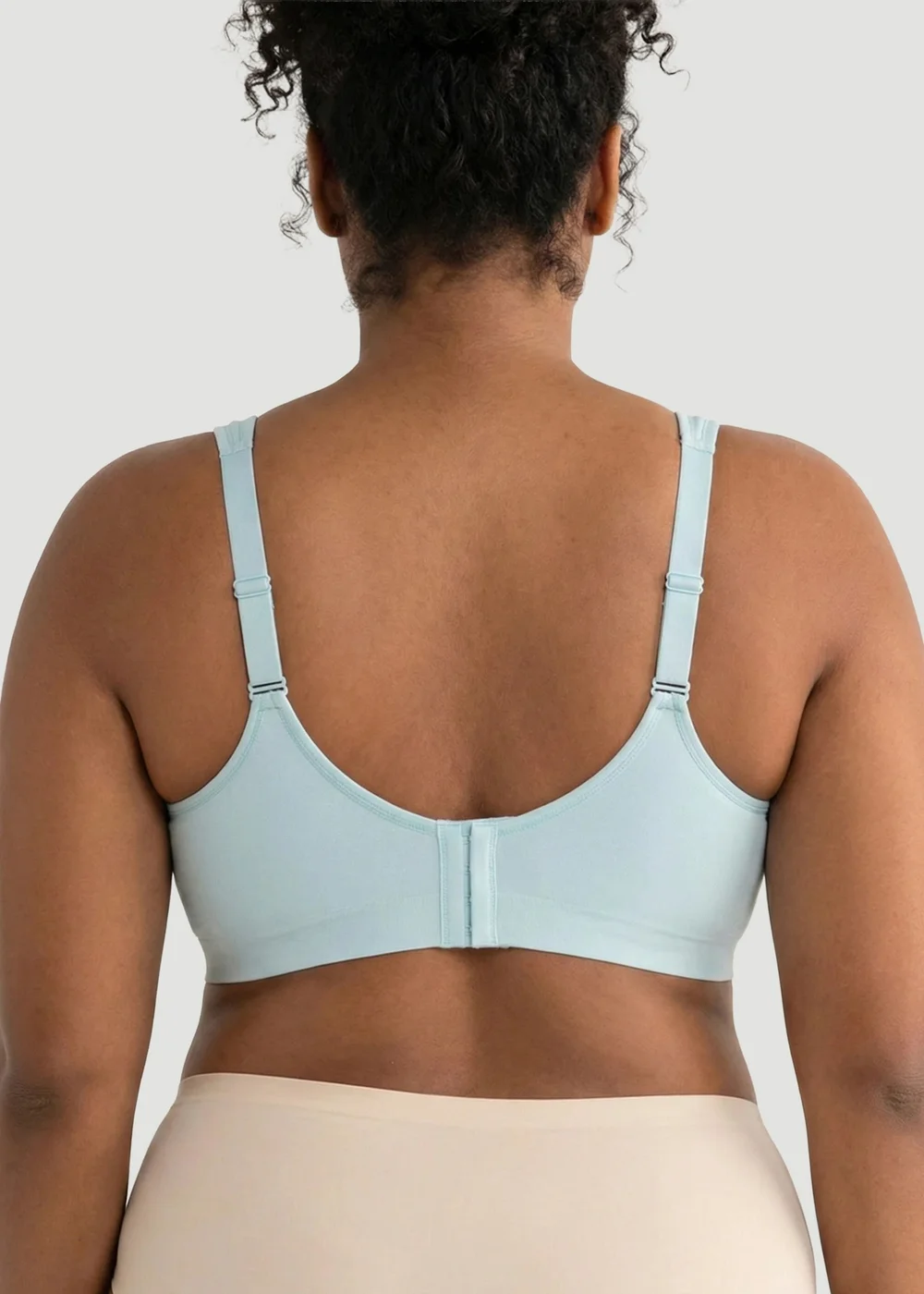 Conturve Pale Blue Adjustable Wire Free Shaper Bra - 5XL Image 2