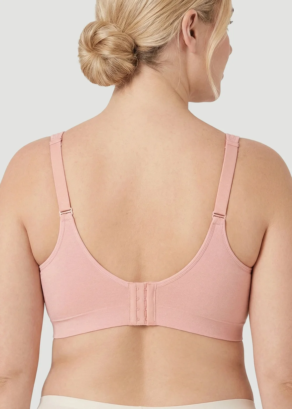 Conturve Blush Pink Adjustable Wire Free Shaper Bra - S Image 2