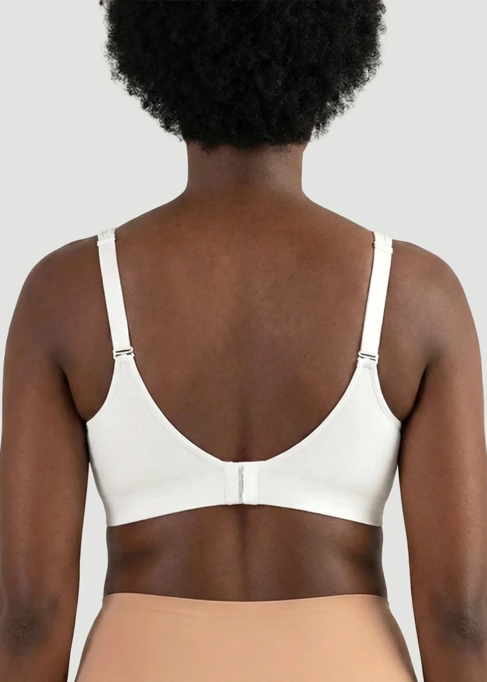 Conturve White Adjustable Wire Free Shaper Bra - 5XL Image 2