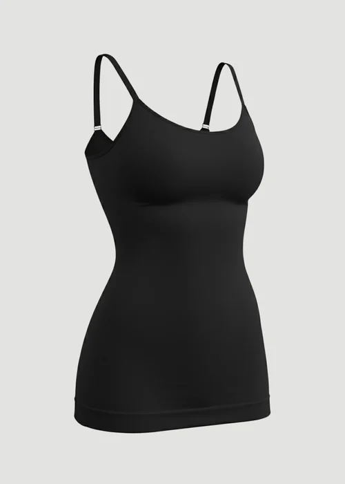 Conturve Daily Black Shaping Scoop Neck Cami - L Image 3