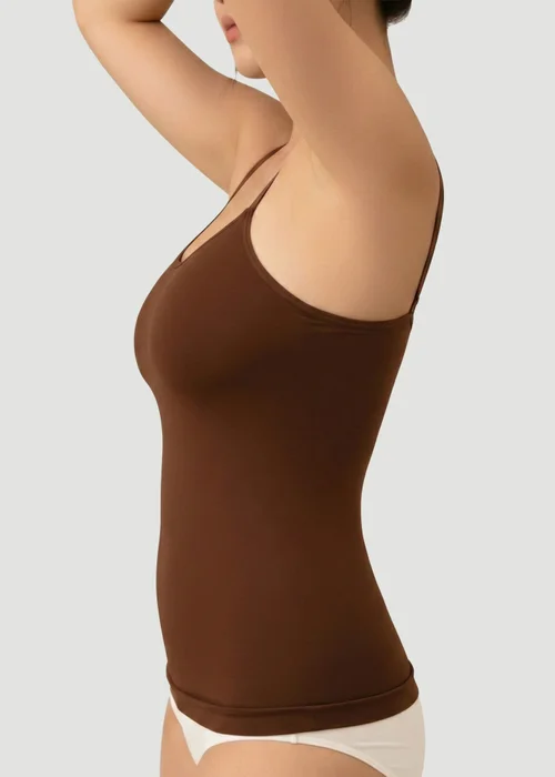 Conturve Daily Brown Shaping Scoop Neck Cami - S Image 2