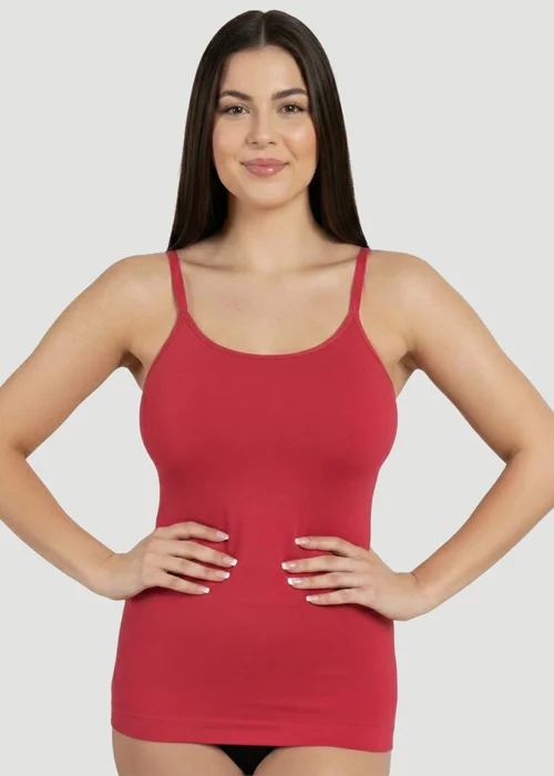 Conturve Daily Red Shaping Scoop Neck Cami - L Image 1