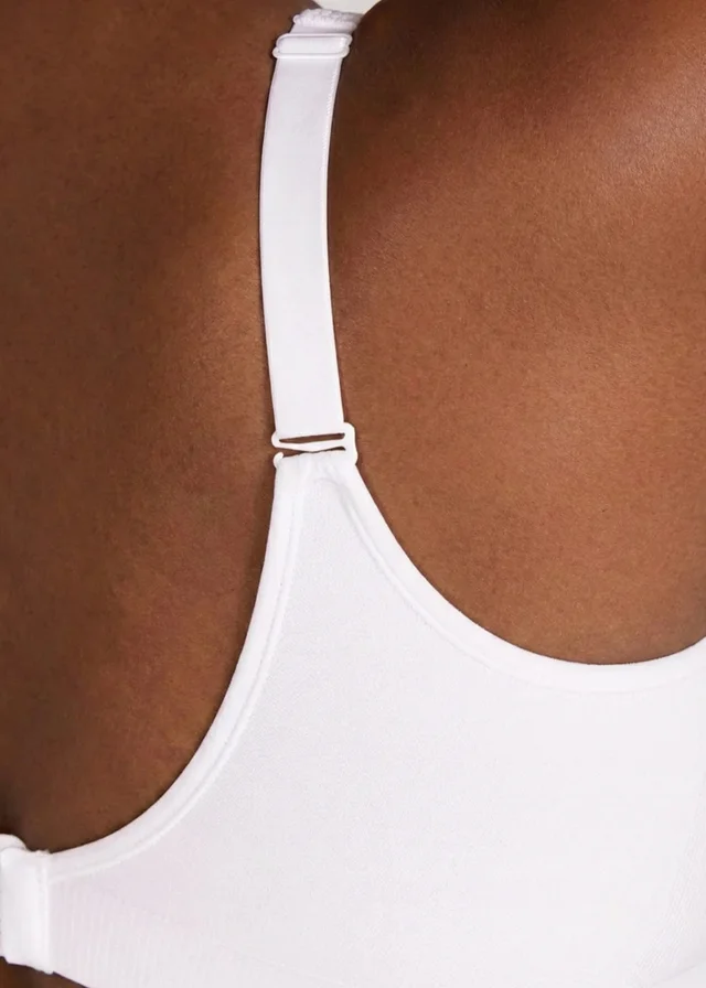 Conturve White Contour Wirefree Bra