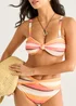 Gini London Multi Color Stripe God Hardware Bikini Top - 14 Image 3