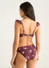 Gini London Brown Floral Printed Bikini Bottom - 16 Image 2