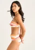 Gini London Multi Color Twist Front Tripe Bikini Bottom - 16 Image 4