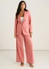 Gini London Coral Edge To Edge Linen Jacket - 10 Image 1