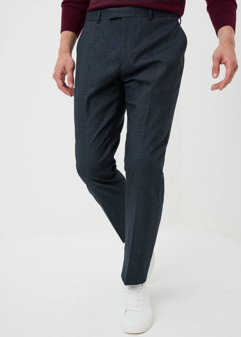 Taylor & Wright Richmond Check Tailored Fit Suit Trouser - 26/L29 Image 1